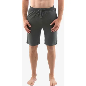 Pánské kraťasy GINA pánské kraťasy pánské, krátké, šité, klasické, jednobarevné ECO Bamboo Sport 93018P Barva: tm. šedá, Velikost: XL