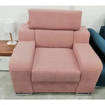 Křeslo DOLMAR SEDAČKY Křeslo - OSKAR 1/2B, tkanina Uttario Velvet 2955 (VYSTAVENO NA PRODEJNĚ)