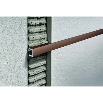 ukončovací lišta Lišta dekorační "hranatá" Progress Profile copper, hliník, délka 270 cm, výška hrany 7 mm, PLTPAR10