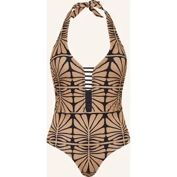 Dámské plavky Watercult Dámské Plavky Neckholder Artisan Vibe, světle hnědá...