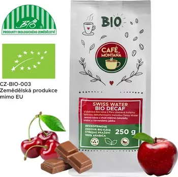 Káva Swiss Water Bio Decaf bezkofeinová zrnková bio káva 500g (Swiss Water Bio Decaf bezkofeinová zrnková bio káva 500g)