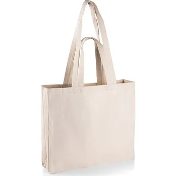 Nákupní taška Bavlněná taška 18l KRÉMOVÁ dl. a kr. ručky 340g sklad 10cm