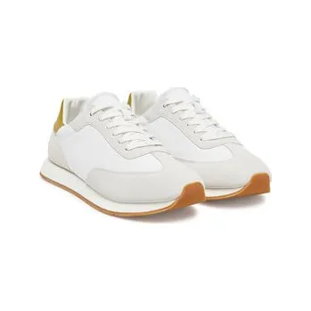 Pánské tenisky Sneakersy Calvin Klein Low Prof Runn Laceup Cv Mix HM0HM01723 Bílá 44
