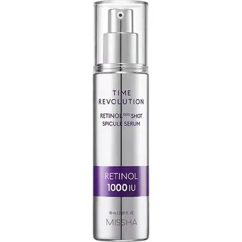Pleťové sérum MISSHA Time Revolution Retinol 1000 Shot Spicule Serum - Intenzivní omlazující sérum s retinolem a spikulemi