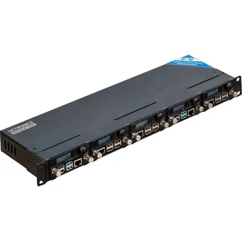 Elektronická stavebnice Uctronics PoE rack pro Raspberry Pi, podporuje až 5 RPi