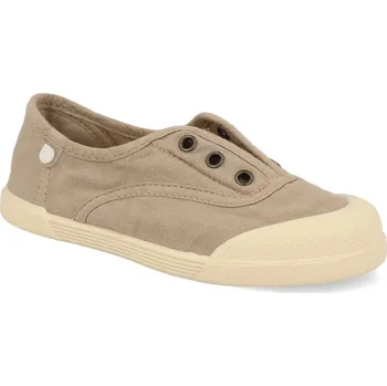 Dívčí tenisky Barefoot dětské plátěnky Igor - Lona cacao béžové Velikost: 29