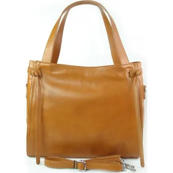 Kabelka Kožená kabelka přes rameno Vera Pelle WLB19 camel