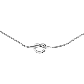 Náhrdelník franco bene Uzlíkový náhrdelník - stříbrný | 1601