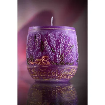 Svíčka Vonná svíčka Levandule 430g LAM3