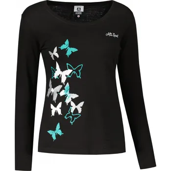 Dámské tričko Dámské triko s dlouhým rukávem ALTISPORT CARRYOVER ALW134169 ČERNOMODRÁ L