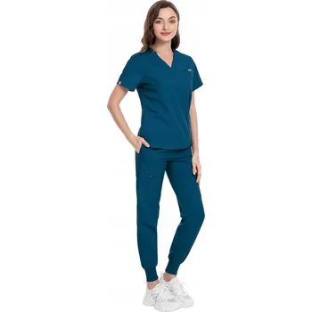 Dámská zdravotnická souprava SCRUB UNIFORM MODEL 42032 MODRÁ (MORSKI) VELIKOST M