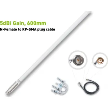 Televizní anténa Seeed LoRa sklolaminátová anténa, 860-930 MHz, 5 dBi, 600 mm