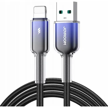 Datový kabel Kabel USB-A Lightning Joyroom S-A42 3A 1,2m černý