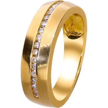 Prsten Zlaton Prsten žluté zlato s diamantem 0.2ct vel. 54 4.55g 000121308139