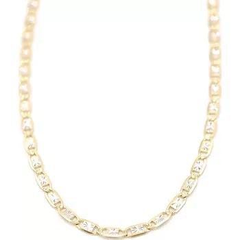 Řetízek Zlatý řetízek Valentina zdobená dvě barvy zlata 2,40g