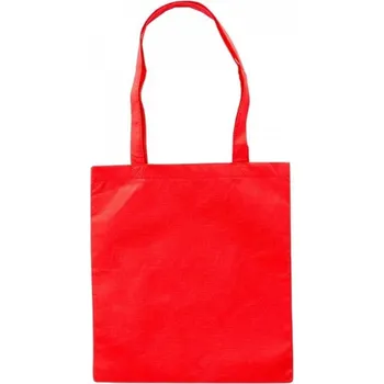 Nákupní taška Printwear Odolná taška z polypropylenu s dlouhými uchy 70 cm Barva: červená, Velikost: ca. 38 x 42 cm XT015