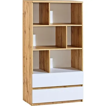 Šatní skříň DOLMAR Skříňka - ARCA AR4, dub votan/matná bílá (VYSTAVENO NA PRODEJNĚ)