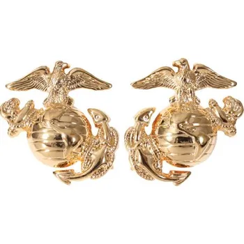 Odznak SUBDUED MARINE CORP GLOBE & ANCHOR ZLATÁ (Odznak SUBDUED MARINE CORP GLOBE & ANCHOR ZLATÁ)