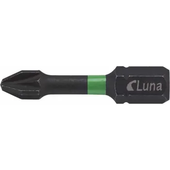 Bit Křížové hlavy Luna Torsion Pozidriv PZ2 IMPACT 32mm 2 ks Luna ADMtools