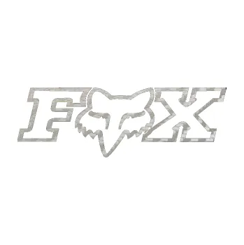 Samolepicí dekorace na vozidlo Fox 001 (52 - 3D karbon stříbrný) SAMOLEPKA NA AUTO, NÁLEPKA, FÓLIE, POLEP, TUNING, VLASTNÍ TEXT, TISK, AUTOSAMOLEPKY.cz, POLEPY, OBRÁZEK, LOGO, 3D STICKERS