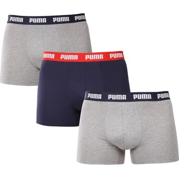 Boxerky 3PACK pánské boxerky Puma vícebarevné (701226820 005) XXL 701226820 005 Možnost vrácení zboží ZDARMA do 120 dnů!