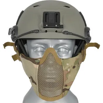 Kukla WOSPORT Ocelová maska v.2 s uchycením na helmu - CP [WOSPORT]