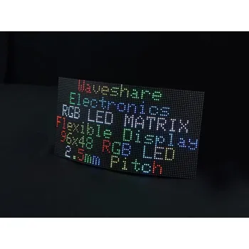 LED panel Waveshare RGB plnobarevný LED maticový panel, 96×48 pxl, rozteč 2,5 mm