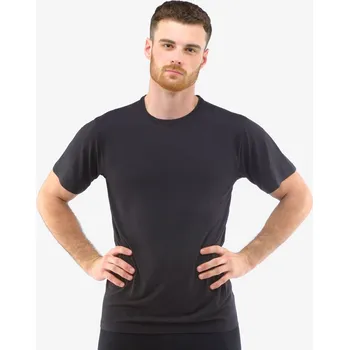 Pánské tričko GINA pánské tričko s krátkým rukávem, krátký rukáv, šité, jednobarevné ECO Bamboo Sport 78004P Barva: černá, Velikost: XXL