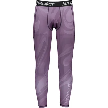 Dámská móda Pánské sportovní legíny dlouhé premium ALTISPORT VOJ/ALM072LEG01 FIALOVÁ M