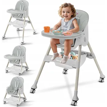 Jídelní židlička Jídelní židlička Harmony 4v1 šedá