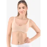 GINA dámské podprsenka sportovní, bez kostice, šité, jednobarevné 97017P Barva: tělová, Velikost: L