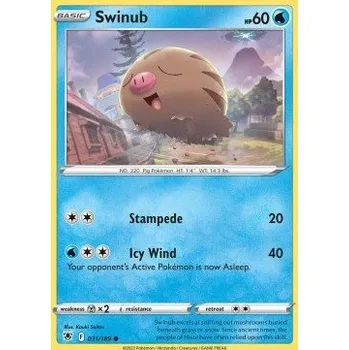 Volný čas Pokémon ASR 031/189 Swinub - Astral Radiance Stav: Near Mint, Verze: NORMAL