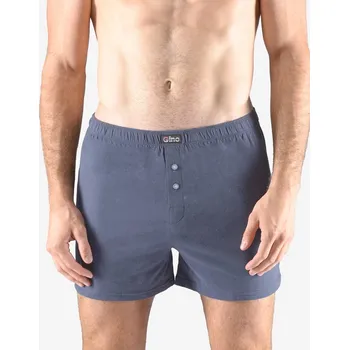 Trenýrky GINA pánské trenky volné, šité, jednobarevné 75162P Barva: kouřová, Velikost: 50/52