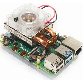 Domácí ventilátor ICE Tower chladicí ventilátor, V2, průhledný, nízký profil