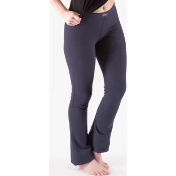 Dámské kalhoty GINA dámské kalhoty zvonové základní délka, dlouhé, šité, klasické, jednobarevné 96001P Barva: lékořice, Velikost: M