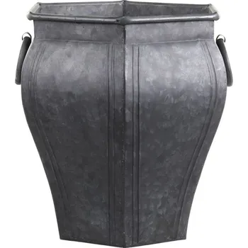 Květináč Dekorační plechový antik květináč French Chic - 26*24*30 cm