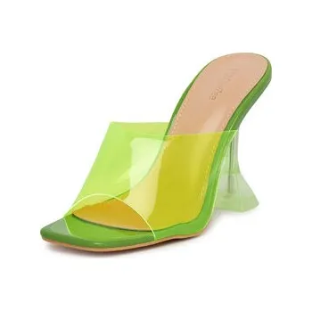 Dámské pantofle Nazouváky DeeZee ZALHT-01 Zelená 38