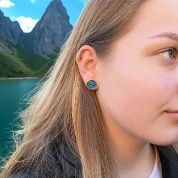 Náušnice art-wood.cz Náušnice pecky - Rora