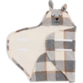 Zavinovačka Jollein Zavinovačka 100 x 105 cm králíček Check Boucle