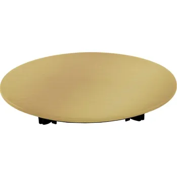 Granitový dřez Gamma Gamma, kryt odtoku o průměru 115 mm, bílá, zlatá, GMA-ZS116GD