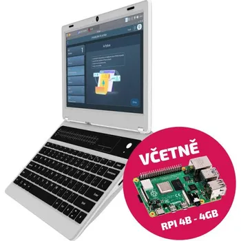 Stolní počítač CrowPi L, Raspberry Pi laptop - Basic kit, černý