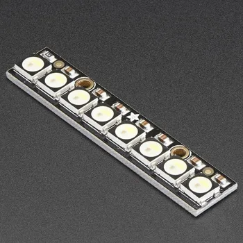 LED páska NeoPixel Stick 8 x 5050 RGBW LED - Warm White ~3000K