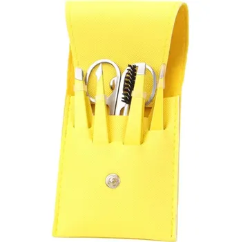 Kosmetická pinzeta Gaira® Sada pinzet 4806, Barva žlutá