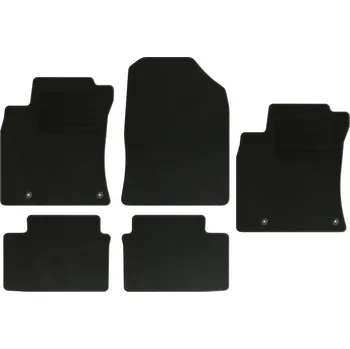 autokoberec Kobercové rohožky Edecor velurové 5 ks