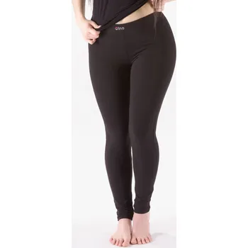 Dámské legíny GINA dámské legíny dlouhé, šité, klasické, jednobarevné 95000P Barva: černá, Velikost: S