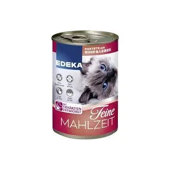 Krmivo pro kočku Edeka Paštika Vlhké Krmivo Feine Mahlzeit Pro Kočky 400g Hovězí/Játra DE
