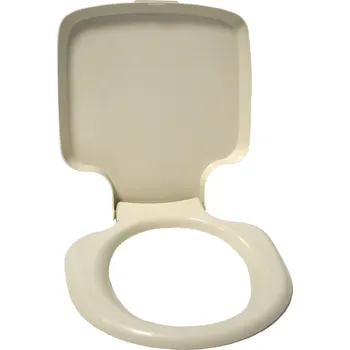 Chemické WC Toaletní sedátko s víkem pro přenosné toalety Thetford Porta Potti Barva: šedo-bílá