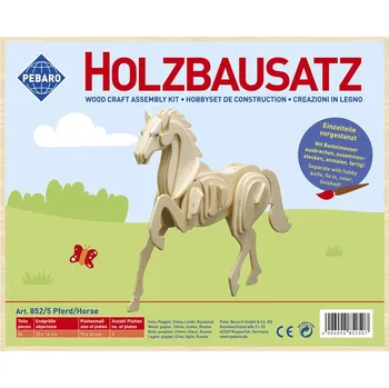 ostatní stavebnice Pebaro - stavebnice dřevěná - kůň