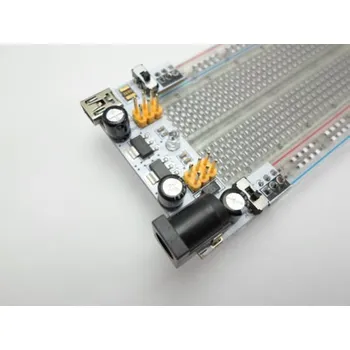 Vývojová deska Napájecí modul pro nepájivé pole, 5V/3.3V, s vypínači