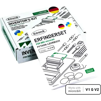 Elektronická stavebnice Kitronik Inventor's Kit pro BBC micro:bit - Python verze, DE (bez micro:bit)